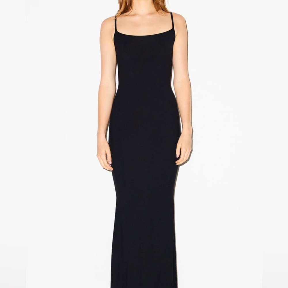 SKIMS Fits Everybody Slip Dress- Onyx